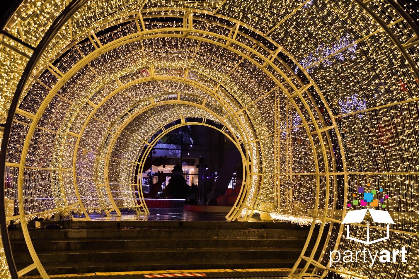 starlit tunnel event decorations