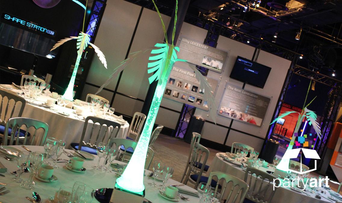 Palm Vase Table centre hire in London