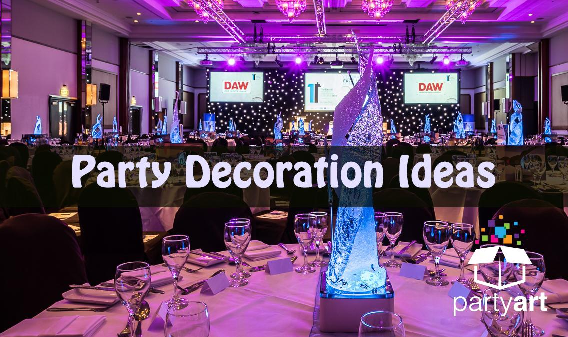 Party decoration ideas in UK