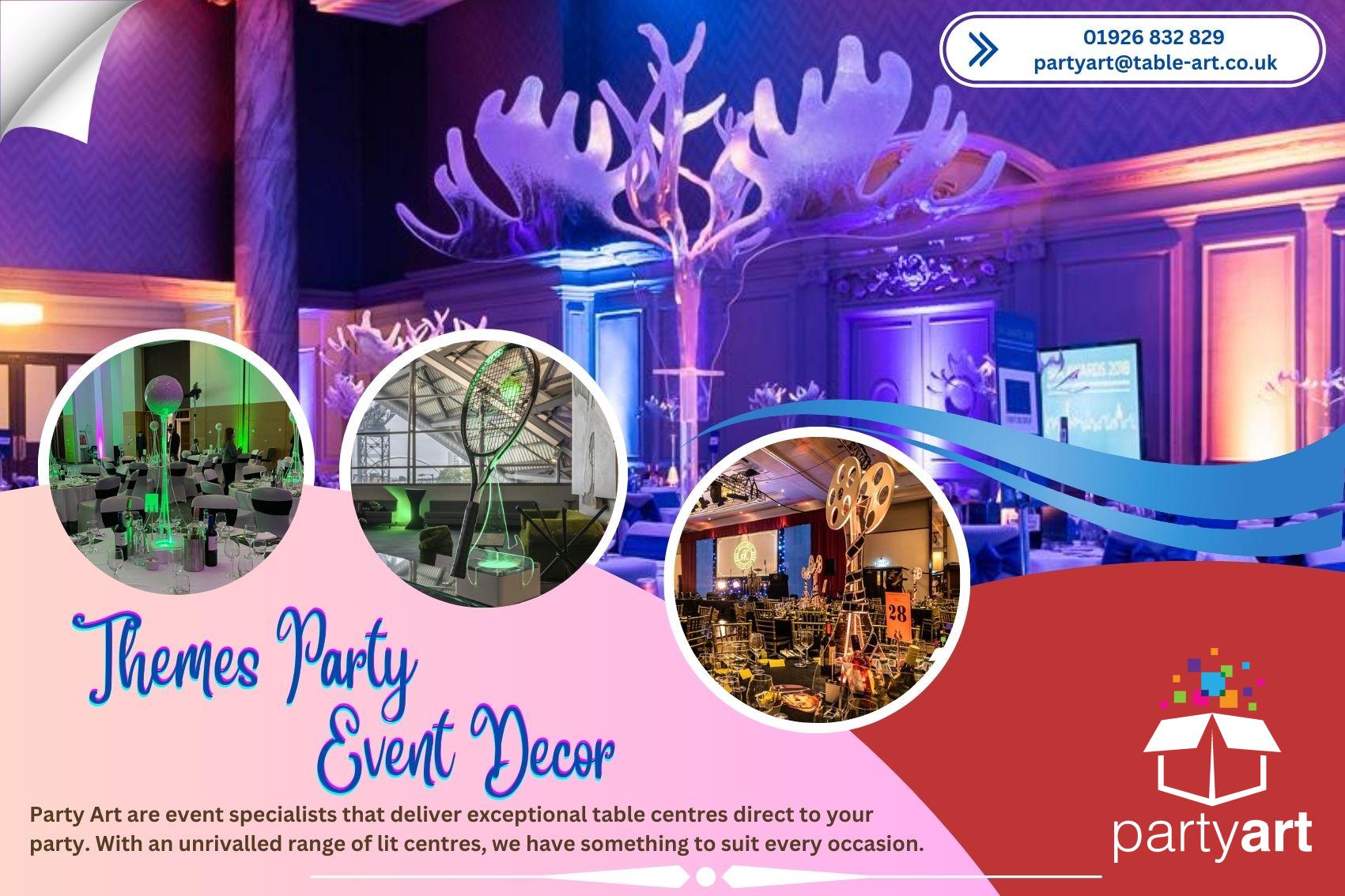 Themes party event decoration