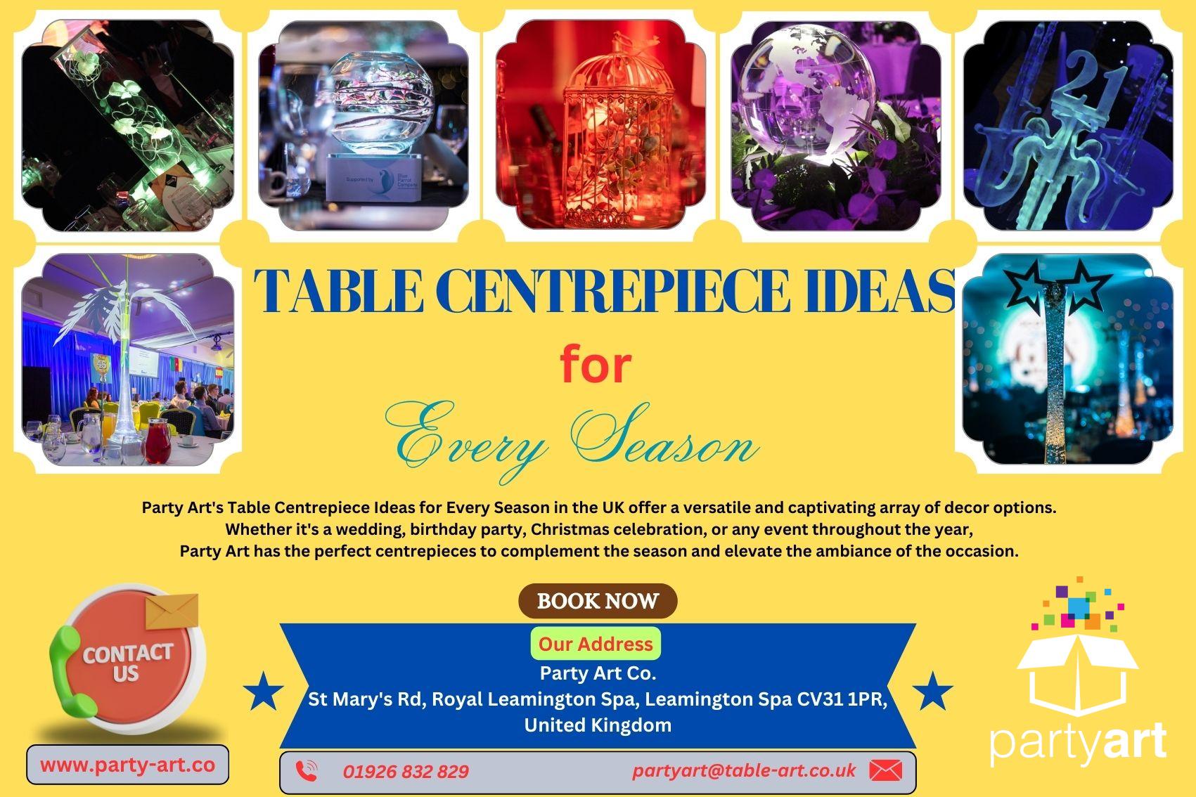 Table Centrepiece Ideas for Every Season
