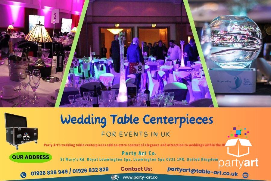 Wedding Table Centerpieces for Events in UK